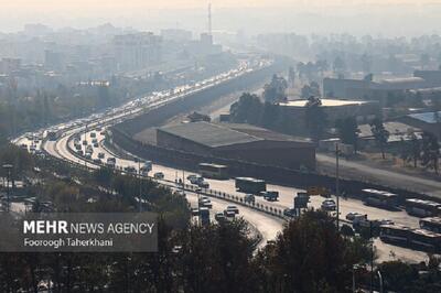 افزایش غلظت آلاینده‌ها در تهران