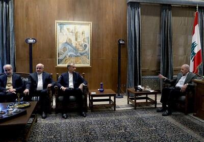 دیدار امیرعبداللهیان با رئیس مجلس لبنان - تسنیم