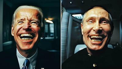 رهبران جهان با دندان های طلا (عکس)