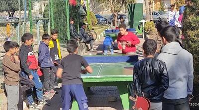 برگزاری مسابقات پینگ‌پنگ پارک‌های کرمان به مناسبت پیروزی شکوهمند انقلاب اسلامی