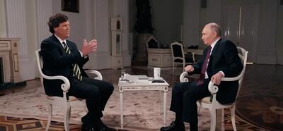 (ویدئو) پوتین در مصاحبه با تاکر کارلسون: آمریکا ما را گول زد