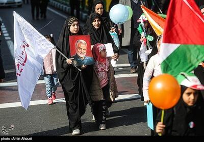 حضور صدها هزار هموطن تهرانی در راهپیمایی