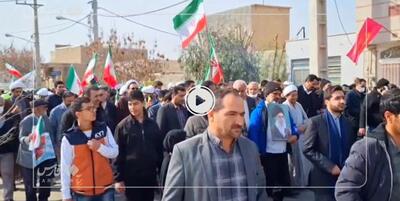 خبرگزاری فارس - فیلم| راهپیمایی ۲۲ بهمن در قنوات قم