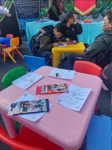 برپایی غرفه‌های مخصوص کودکان و نوجوانان در حاشیه راهپیمایی ۲۲ بهمن