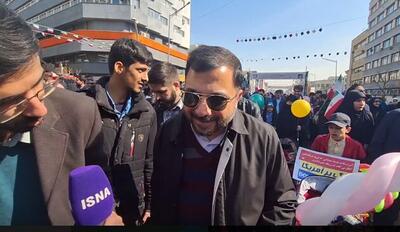 وزیر ارتباطات: حضور پرشور مردم در راهپیمایی، وظیفه مسئولان را سنگین‌تر می‌کند
