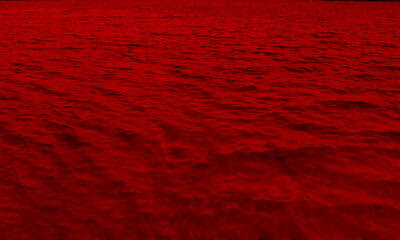 دریاچه خونین در مکزیک / پایگاه سفینه‌های آدم فضایی‌ها!