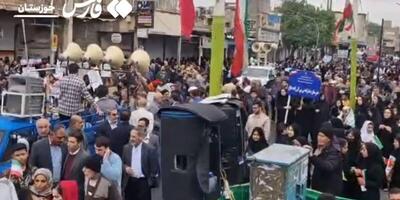 فیلم/ برگزاری جشن انقلاب در دزفول