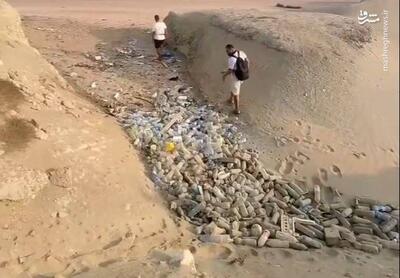 فیلم/ وضعیت اسفناک مدیریت زباله در جزیره‌ی هرمز