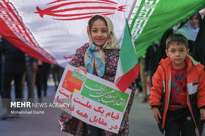 حماسه راهپیمایی ۲۲ بهمن در سیریک