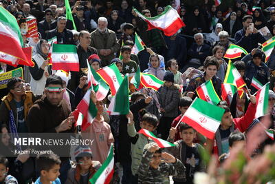 راهپیمایی ۲۲ بهمن در شهر قوشچی ارومیه