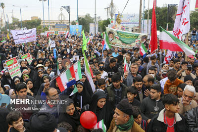 هیأت و مساجد خوزستان بیشترین حضور را در راهپیمایی ۲۲ بهمن داشتند