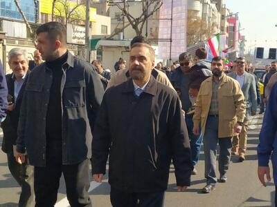حضور وزیردفاع و پشتیبانی نیرو‌های مسلح در راهپیمایی ۲۲ بهمن