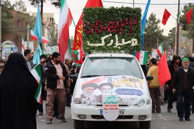 گزارش تصویری راهپیمایی ۲۲ بهمن در کرمان