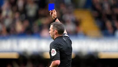 قانون عجیب کارت آبی فوتبال برای دروازه بان