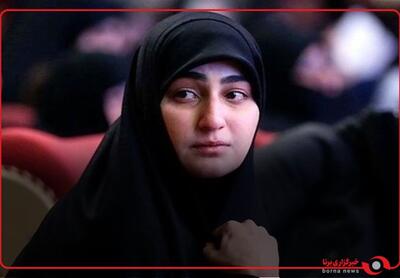 حضور دختر سردار شهید حاج قاسم سلیمانی در مراسم اختتامیه جشنواره بین‌المللی فیلم فجر۴۲