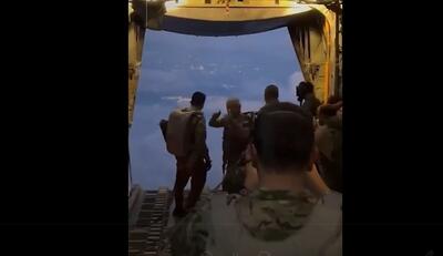 (ویدئو) پادشاه اردن در عملیات کمک رسانی به آوارگان غزه