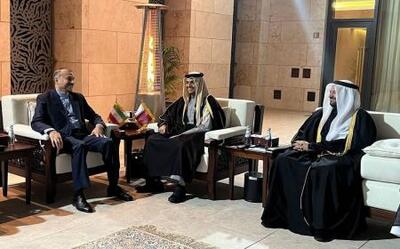 دیدار امیرعبداللهیان با نخست وزیر و وزیر خارجه قطر