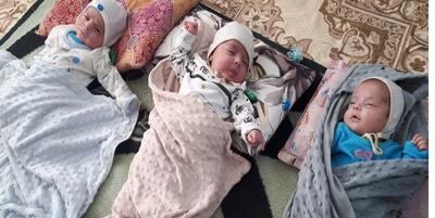 خبرگزاری فارس - تولد سه قلو‌ها و نور امیدی که در ۲ خانواده بروجردی دمید