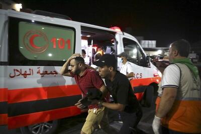 قتل عام فلسطینی‌ها هنگام خروج از بیمارستان | ببینید