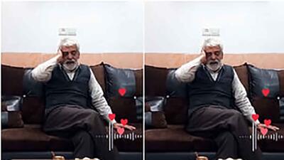 آواز سوزناک پیرمرد شیرازی را بشنوید / فیلم