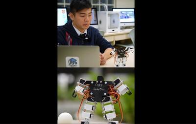 رکورد کوچک‌ترین ربات انسان نمای جهان شکسته شد (فیلم)