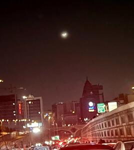 ماه از آسمان شهر تهران فیلتر شد!