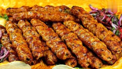 طرز تهیه کباب کوبیده مرغ عربی در فر