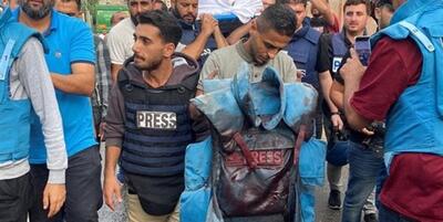 خبرگزاری فارس - حمله پهپادی اسرائیل به خبرنگاران در نوار غزه