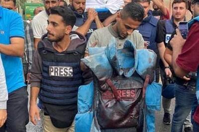ببینید | حمله پهپادی رژیم صهیونیستی به خبرنگاران در غزه