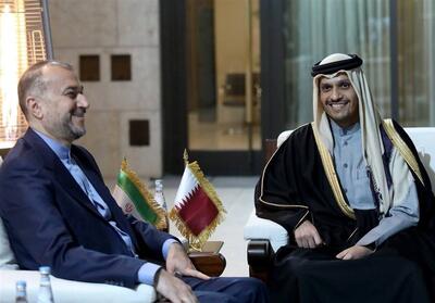 دیدار امیرعبداللهیان با همتای قطری/ تاکید بر لزوم توقف فوری تجاوزات رژیم صهیونیستی به نوار غزه - تسنیم