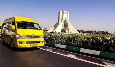 این رانندگان تاکسی در تهران تشویق می‌شوند