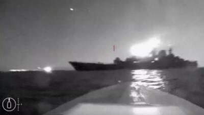 حمله پهپادی اوکراین به کشتی روسی؛ کی‌یف: تزار کونیکوف در دریای سیاه غرق شد