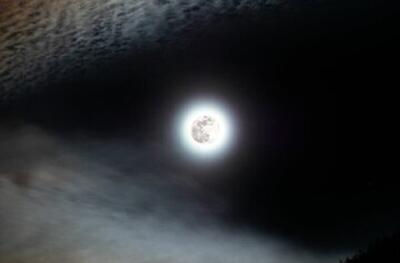 عکس| «ماه گرگ» ظاهر شد!