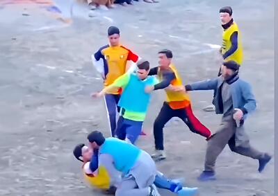 ویدئویی خنده‌دار از فوتبال در مناطق محروم