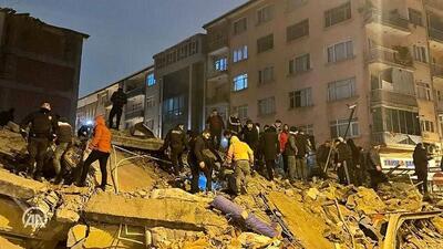 ویدیویی جدید از زلزله ۱۵ بهمن ماه در ترکیه