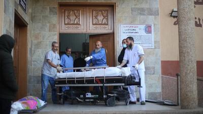 حمله رژیم صهیونیستی به بیمارستان «ناصر» در خان‌یونس