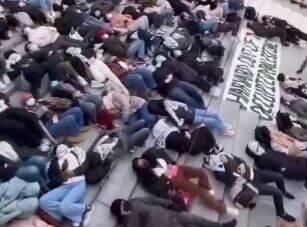 اعتراض نمادین دانشجویان دانشگاه هاروارد به قتل‌عام فجیع در رفح +فیلم