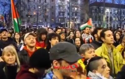 تازه‌ترین تجمعات حمایت از فلسطین در سراسر جهان