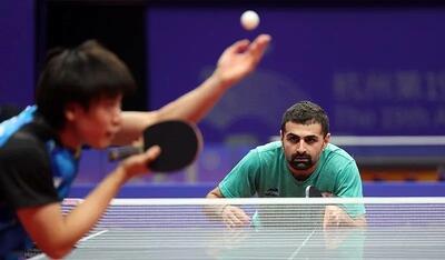 تنیس روی میز قهرمانی جهان|  شکست تیم مردان ایران