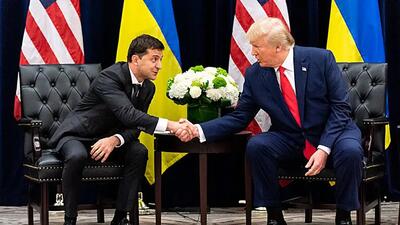 زلنسکی: از ترامپ برای سفر به اوکراین دعوت کردم