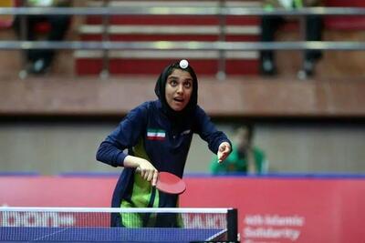 شکست تیم پینگ‌پنگ زنان ایران در قهرمانی جهان