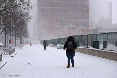 طوفان و برف سنگین در نیویورک+ فیلم
