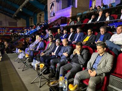 هاشمی فینال رقابت های جام ریاست فدراسیون جهانی تکواندو را از نزدیک تماشا کرد