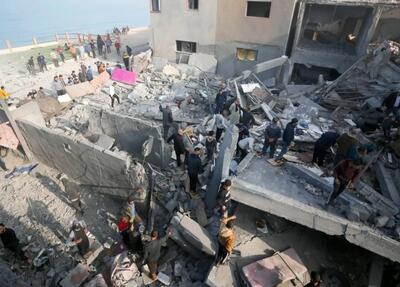 ۴۴ شهید و ده‌ها زخمی در حمله هوایی اسرائیل به دیرالبلح