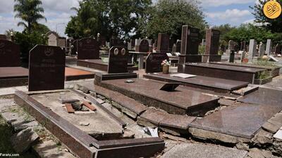 (تصاویر) تخریب ۱۰۰ قبر در گورستان مسلمانان در پایتخت آرژانتین