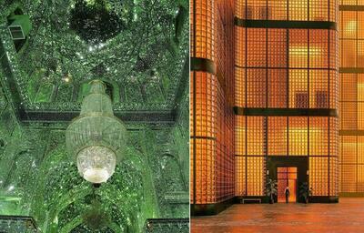 (تصاویر) فضاهای رویایی؛ از مسجد شاه چراغ تا ساختمان هرمس ژاپن