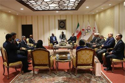 بازدید رئیس کنفدراسیون دوومیدانی آسیا از کمیته ملی المپیک ایران
