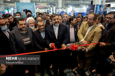 مراسم افتتاحیه نمایشگاه مطبوعات و رسانه های ایران