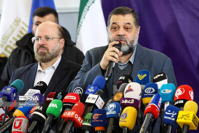 تصاویر افتتاح نمایشگاه رسانه‌های ایران با حضور سران حماس