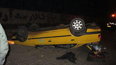 واژگونی خودرو در محور مهاباد اردستان ۱ کشته و ۳ مصدوم برجای گذاشت